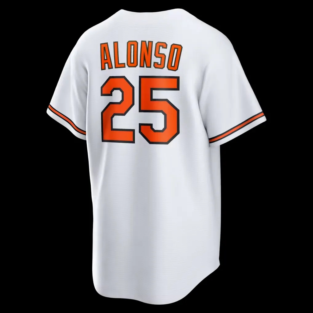 Adley Rutschman Pete Alonso Gunnar Henderson Cal Ripken Jr. Ripken Jackson Holliday Cedric Mullins Ryan Mountcastle Personalized Customized Baseball Jersey