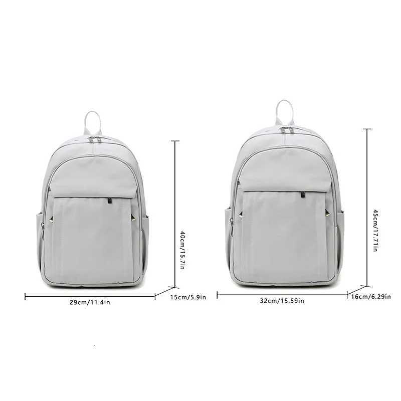 Schoolbag Female College Student Simple Niche Commuter Can Hold 14Inch Laptop Backpack Male Large Capacity BackpackM251222