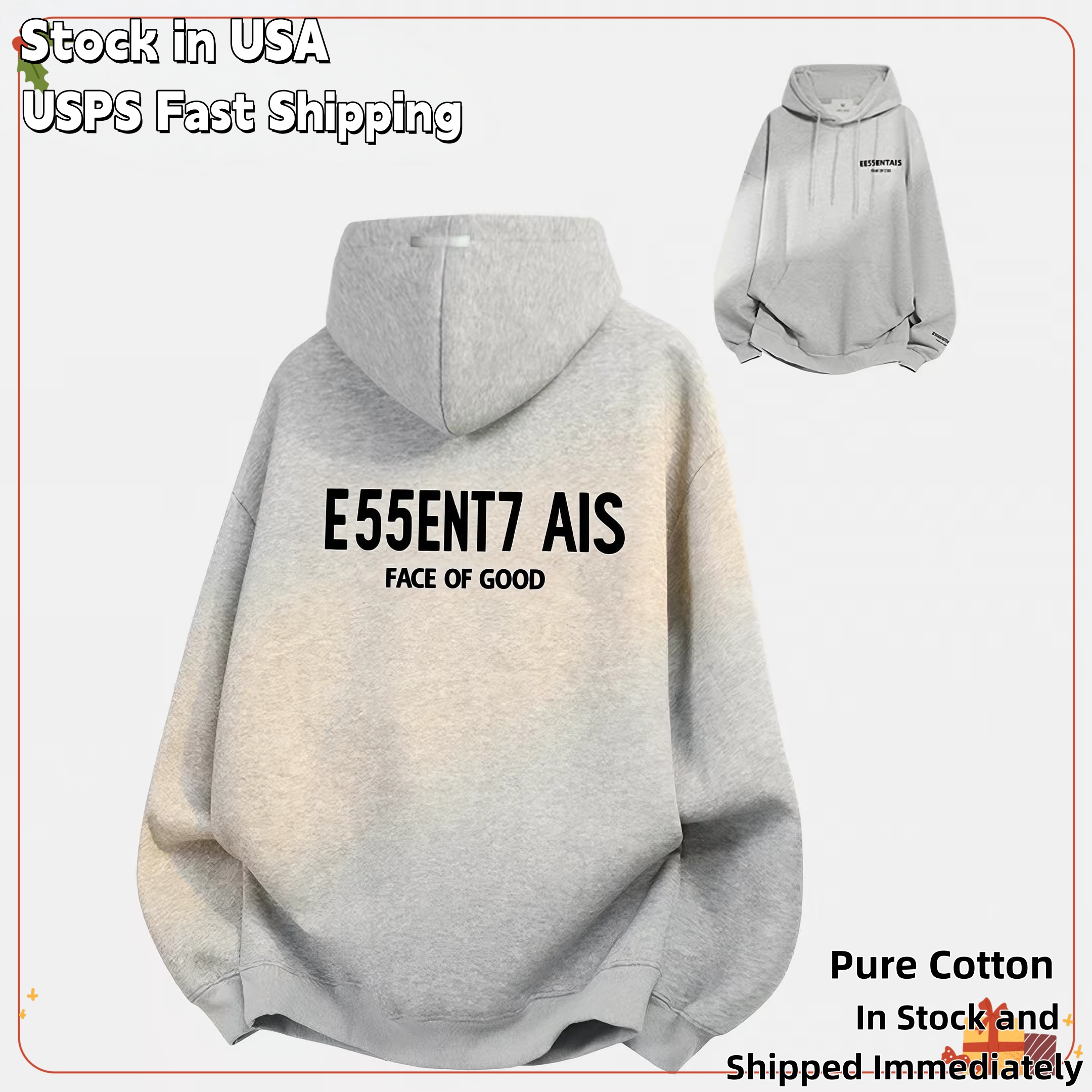 Essentials hoodies Mens Hoodies Designer Hoodie Men Women Sweatshirt Quality Tracksuit Pullover Streetwear Cotton Letter Printed Hoody esentialsalys Hoodie