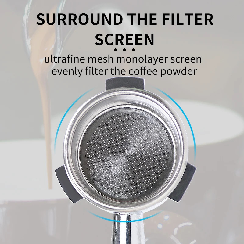 54mm Coffee Bottomless Portafilter For Breville Sage 870 878 880 With Replaceable Filter Basket Home Kitchen Barista Accessories 251213