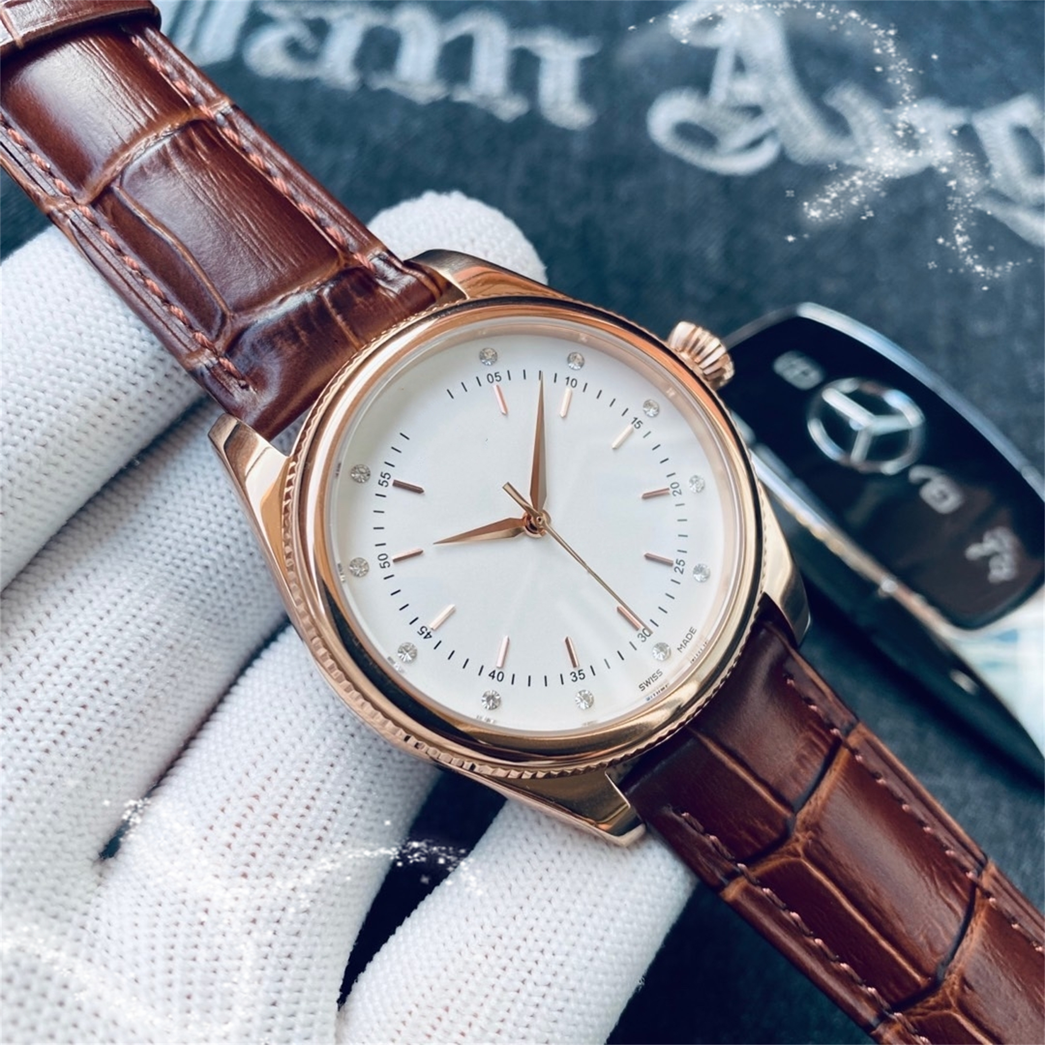 Classic Cellini Men Series Fully Automatic Mechanical Movement watches Men's Luxury Watch Automatic Watch Men Mens Wristwatches #342