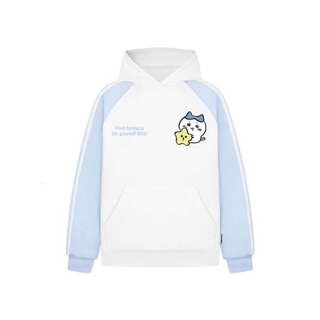 American High Street Embroidered Usachi Xiaaba Sweatshirt for Women Loose Design with a Sense of Niche and Lazy Style Couples Jacket for Spring and Au