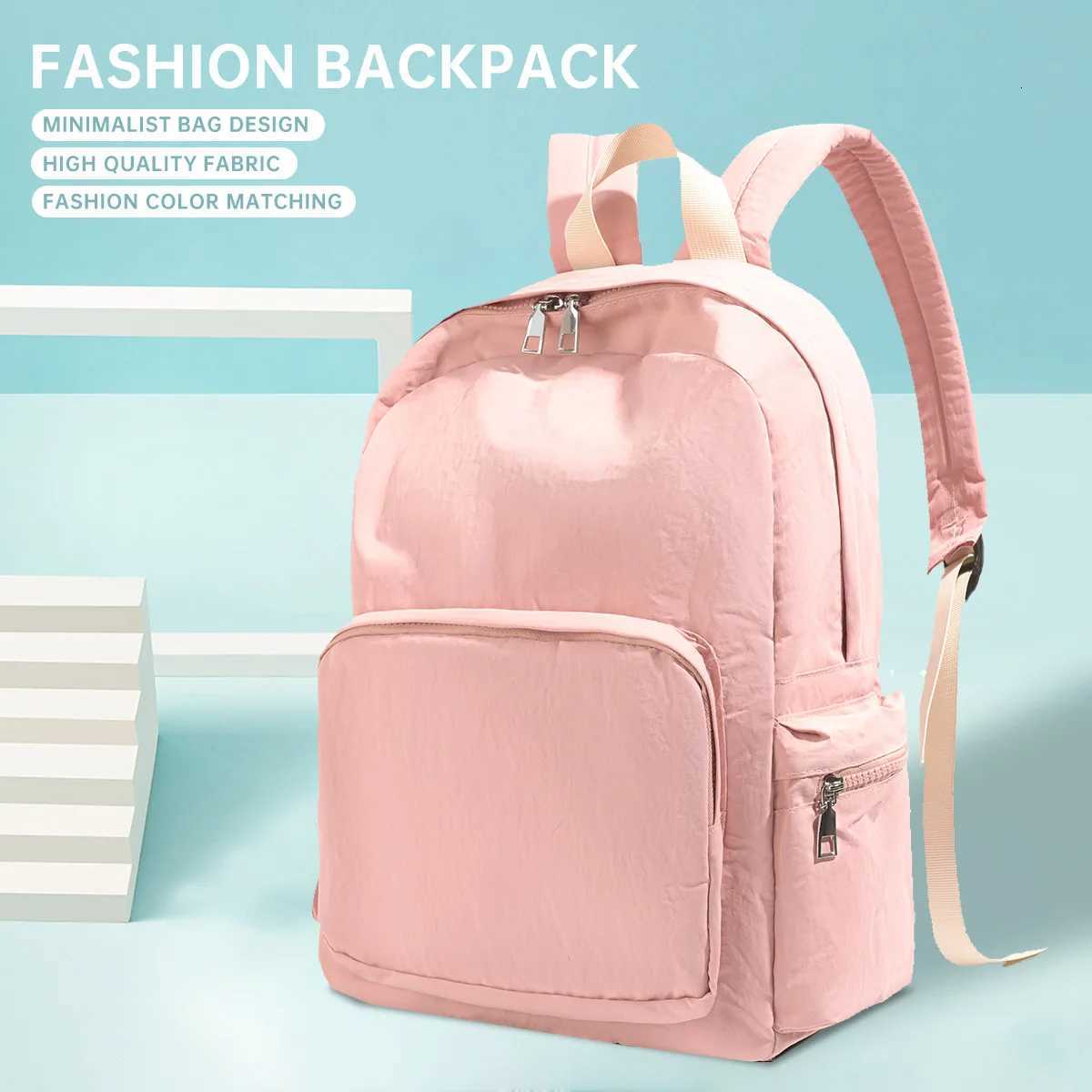 French Fresh Mommy Normcore Travel Backpack New Niche Lightweight Commuter FAshion Burden-Reducing BackpackM251222