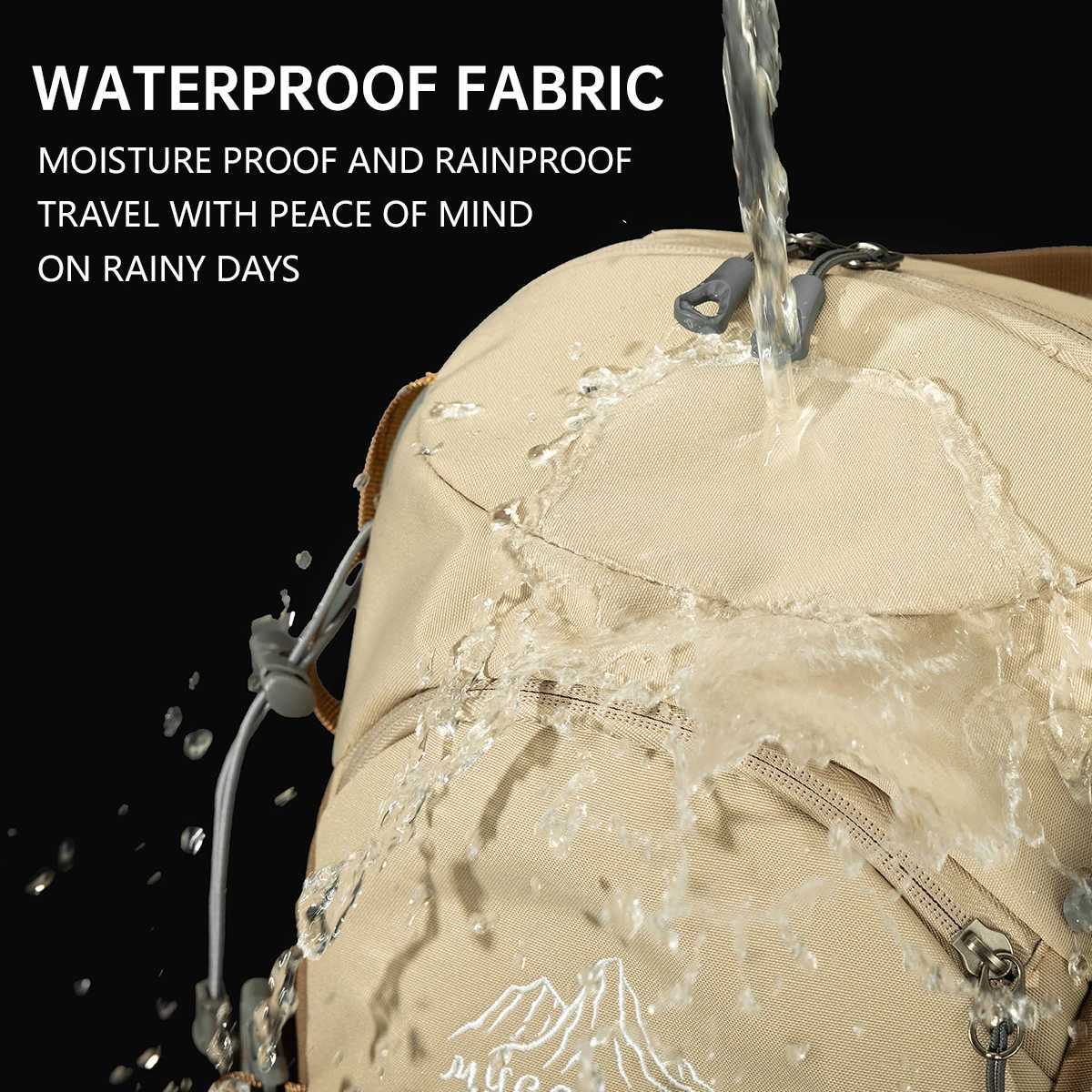 Mountaineering Bag Outdoor Large-Capacity Water-Repellent Backpack Quick-Drying Short-Distance Travel Hiking Backpack Sports TraM251222