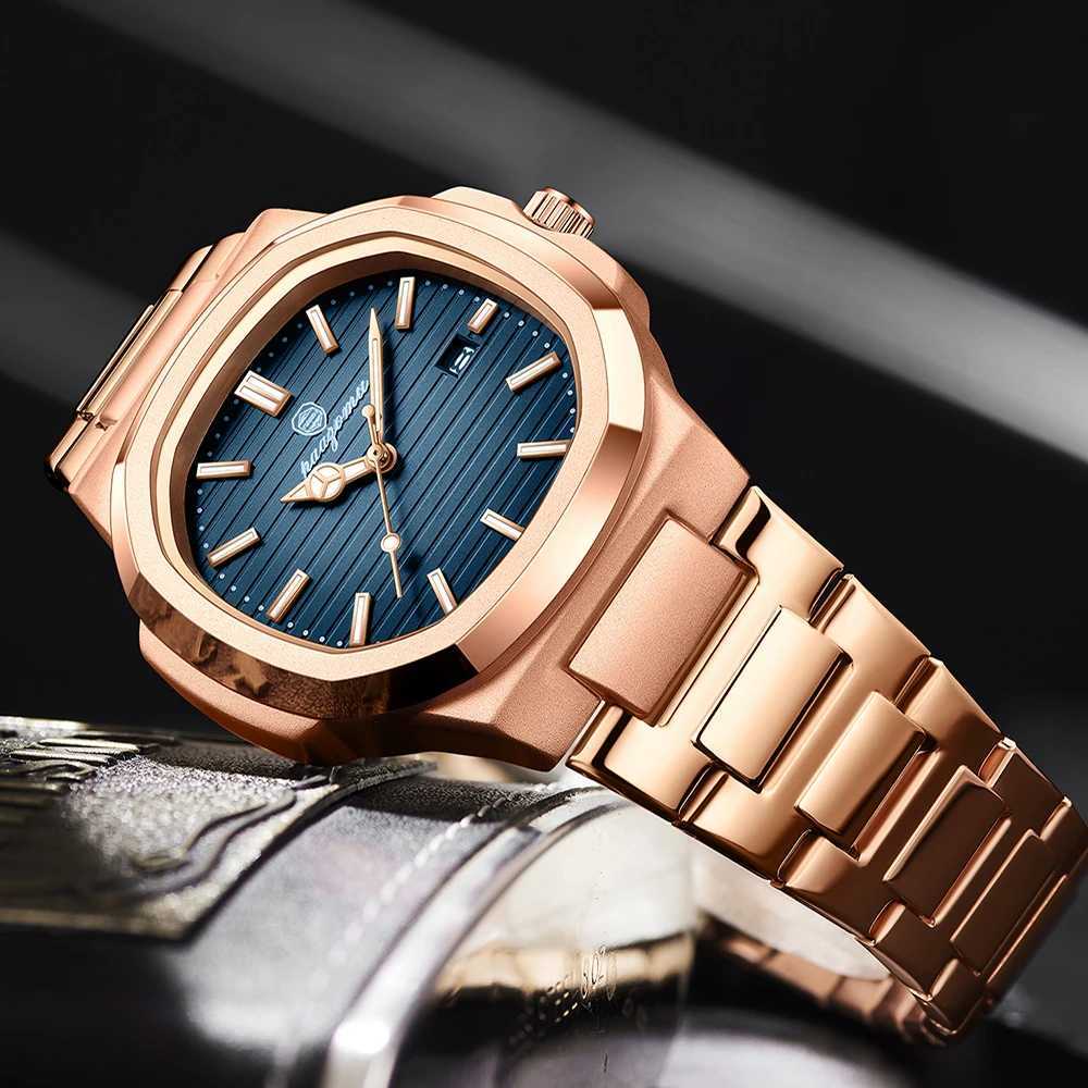 2025 New For Men Fashion Brand M Waterproof Luminous Stainl Steel es Date Week Casual Quartz Mens Clock Reloj M251222