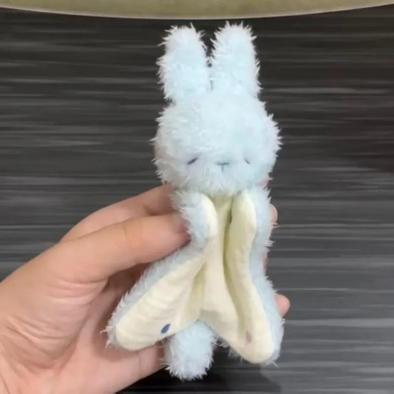 Bunny Security Blanket Soft Plush Bean Bag Toy for Kids Cute Stress Relief Comfort Animal Doll Soothing Gift 251222
