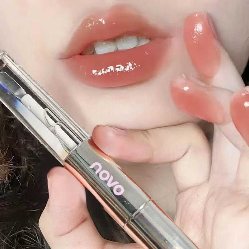 Double-Ended Lipstick Lip Gloss Long-Lasting Waterproof Glossy Lip Gloss Rich Moisturizing LipstickT251222