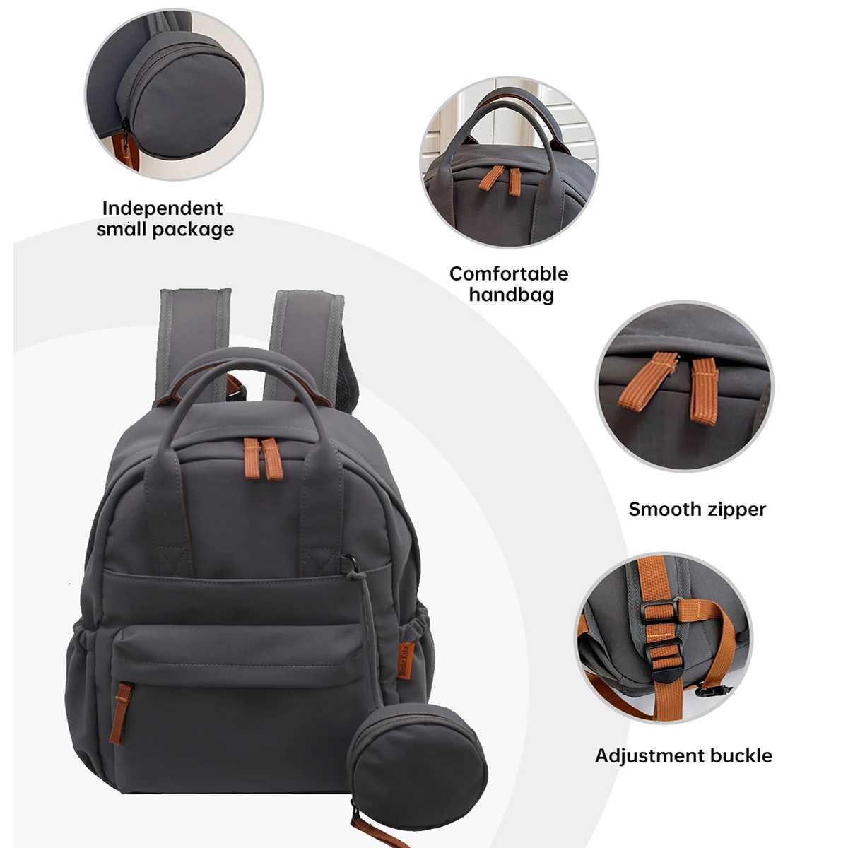 ashionable Commuter Backpack for Women Niche Backpack for College Students Simple and Lightweight Travel Backpack School Bag for High School and Middl