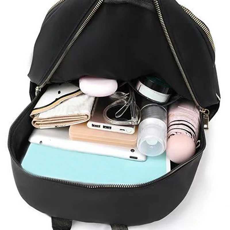 Neutral style backpack for men and women suitable for students schoolbags travel and business use made of nylon materialM251222