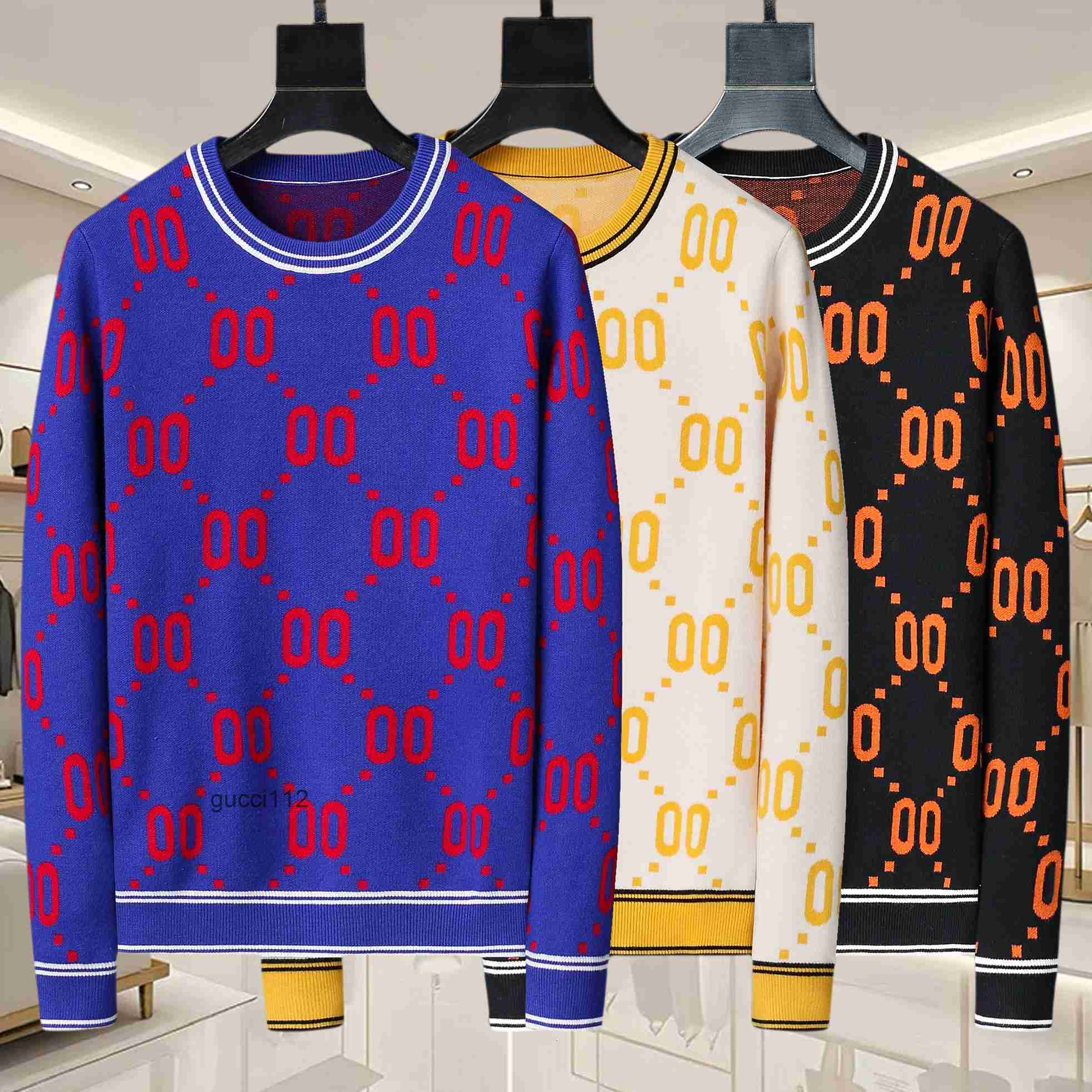 High quality designer mens sweaters fashionable letter sweaters casual street round neck sweaters spring and a guccisweater gucciis guccis gg guccihoodie 2O6B