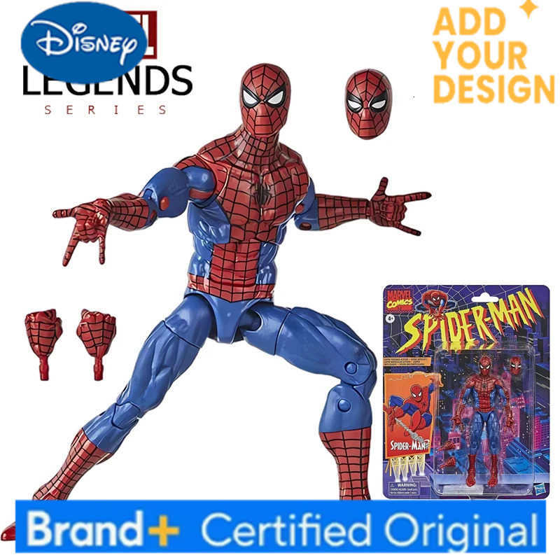 Disney ML Legends Classic Spider Man 6 Inch Action Figure Toys Copy Spiderman Figures Statue Model Doll Collectible Ornaments Gifts H251222