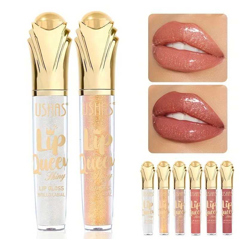 USHAS Hot Matte Scepter Beauty Lip Gloss Gilt Glitter Long-lasting Moisturizing Liquid Cosmetics Festival Gift For Women MakeupsT251222