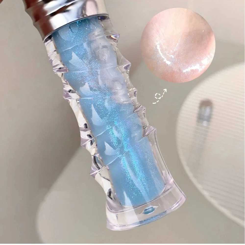Fashion Shell Lip Gloss Long-lasting Hydrating Jelly Lip Oil Waterproof Non-fading Mirror Shimmer Blue Almond Lip Gloss CosmeticT251222