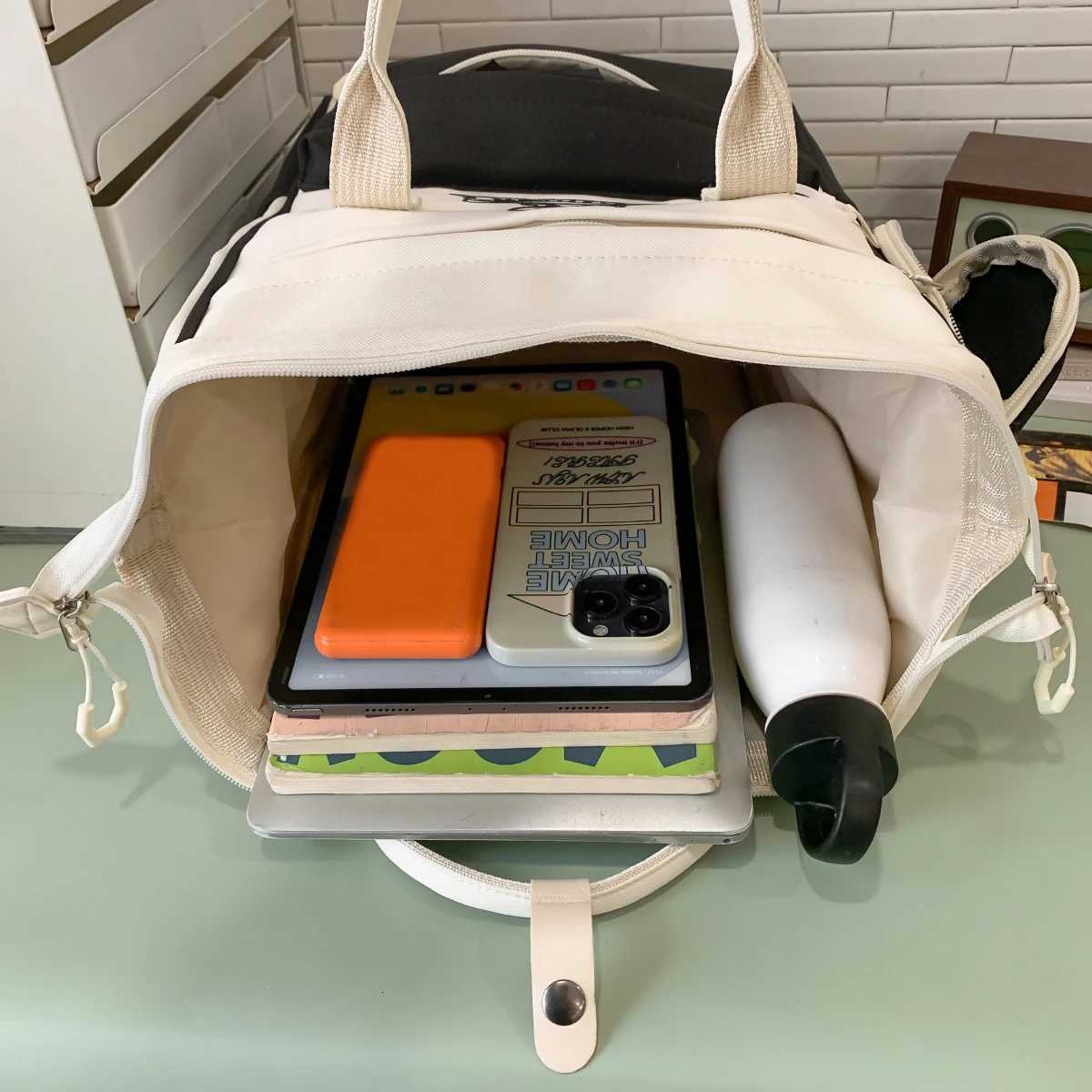 Schoolbag Female College Student Japanese College Style Backpack Male Junior High School Large-Capacity Computer BagM251222