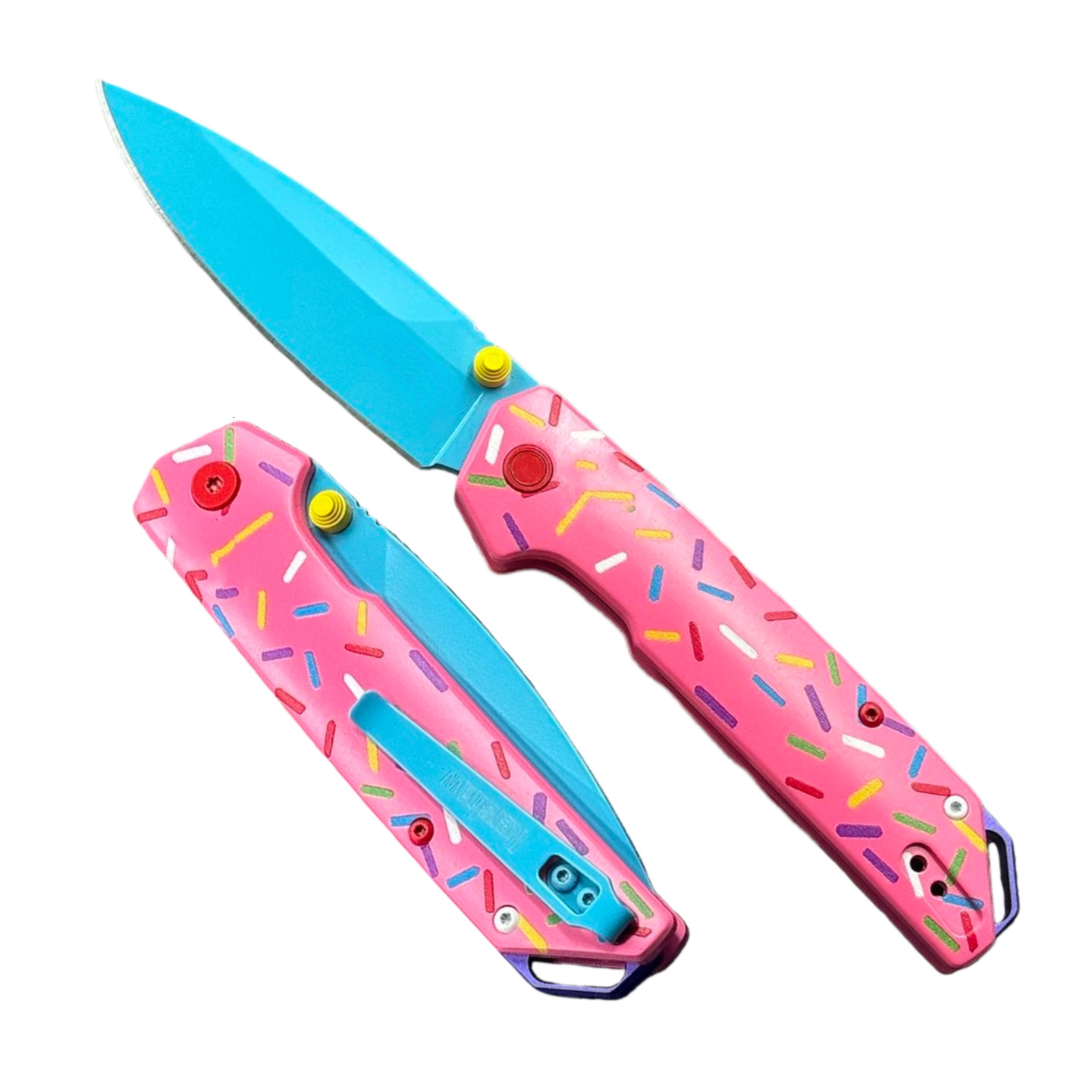 BM535 Bugout Donut Pink Aluminum Bearing folding knife