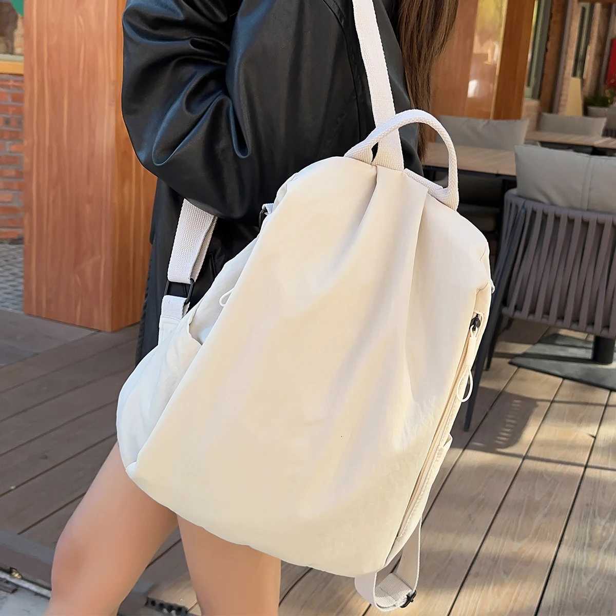 avel Backpack for Women 2025 New College Student Bag Large Capacity Versatile Lightweight Backpack MultiFunctionalD ailyW orkC lothingS hoppingT ravel