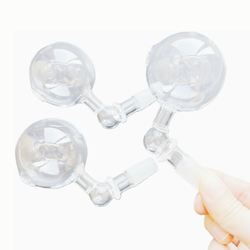 50mm Big Ball glass Oil Burner pipes Water Smoking accessories 14mm 18mm Male Funny Oil Burner Bong Pipes