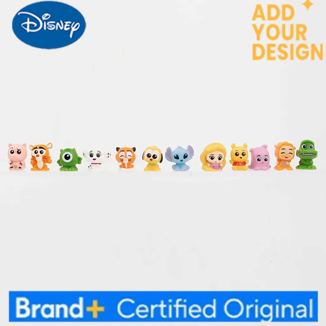 Disney Family Toy Story Frozen Princess Mickey Woody 48pcs/set 3cm Action Figures Mini Dolls Kids Toys Model for Children Gift H251222