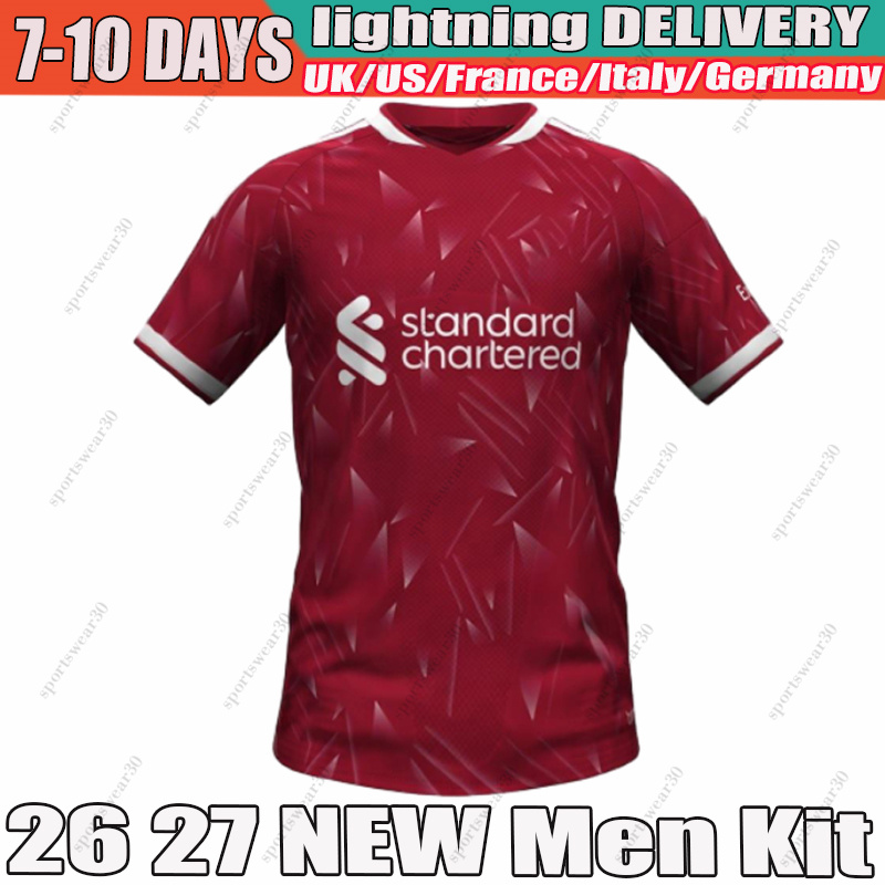 26 27 LFC Ekitike SALAH WIRTZ ISAK Soccer Jerseys MAC ALLISTER Kerkez GAKPO SZOBOSZLAI soccer 2026 football shirt Mens Kids Kits