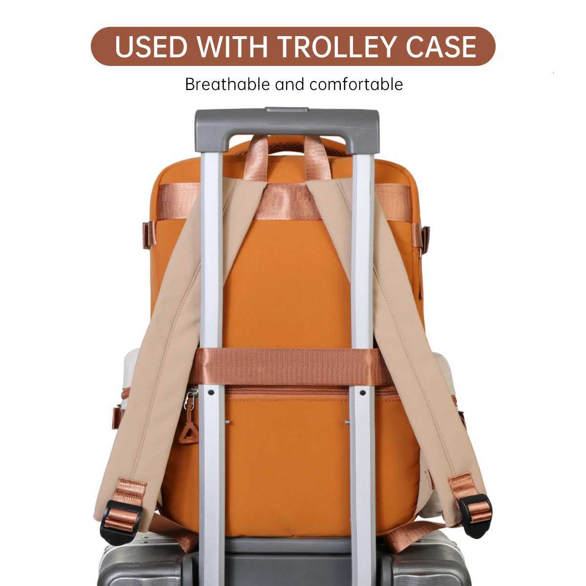 New Travel Backpack Womens Backpack Short-Distance Business Trip Lightweight Travel Bag Luggage Bag College Student Computer Bag Boarding and Commutin