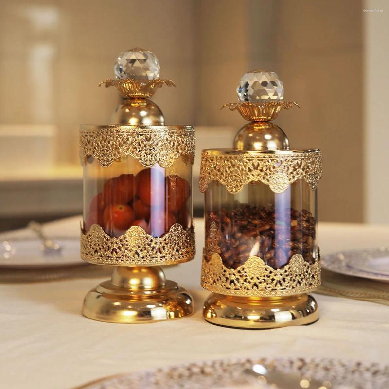 Candle Holders Lace Edge Multipurpose Holder & Candy Display Jar Home Wedding Sign-in Table Decor In 3 Sizes H260310