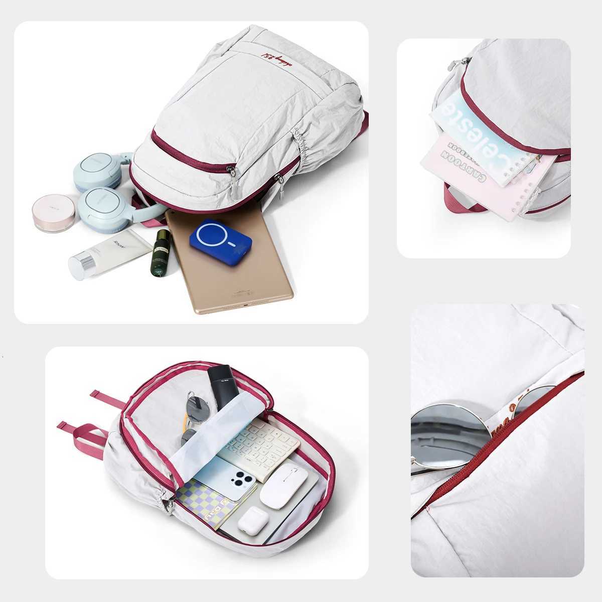 Waterproof Outdoor Backpack Womens Travel Lightweight Travel Backpack School Bag Ultra-Lightweight Mountaineering BagM251222