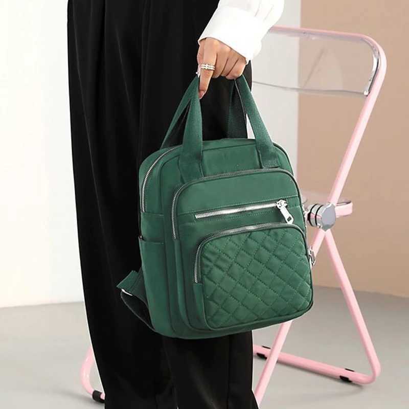 Neutral style backpack for men and women suitable for travel handbags with multiple pockets made of nylon materialM251222