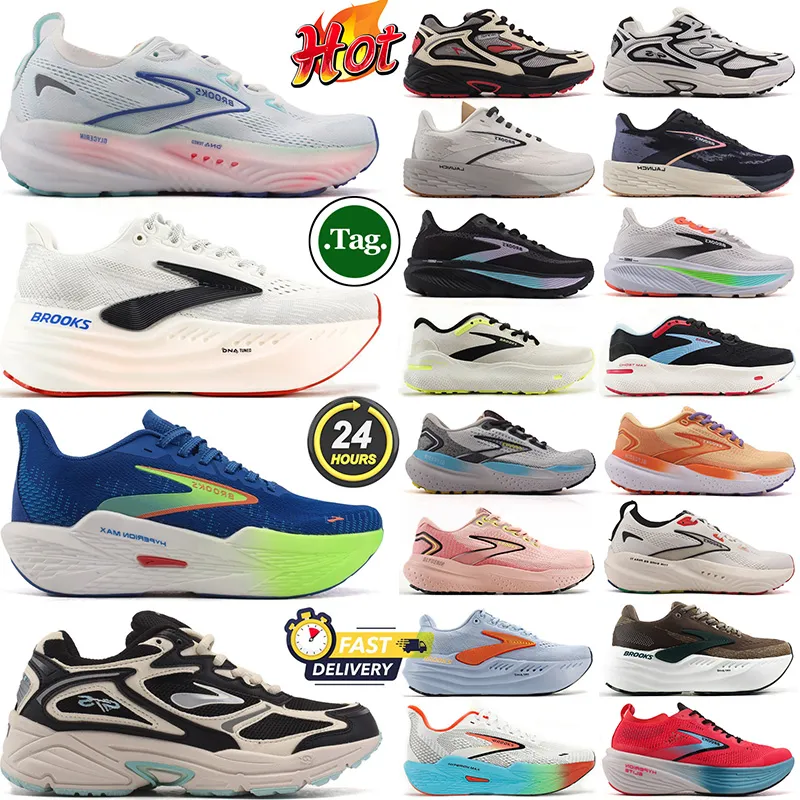 brookes brookshoes women running designer Hyperion Max Glycerin 21 22 Elite 4 Adrenaline GTS Ghost mens trainers outdoor sneakers Casual sports shoes 36-45