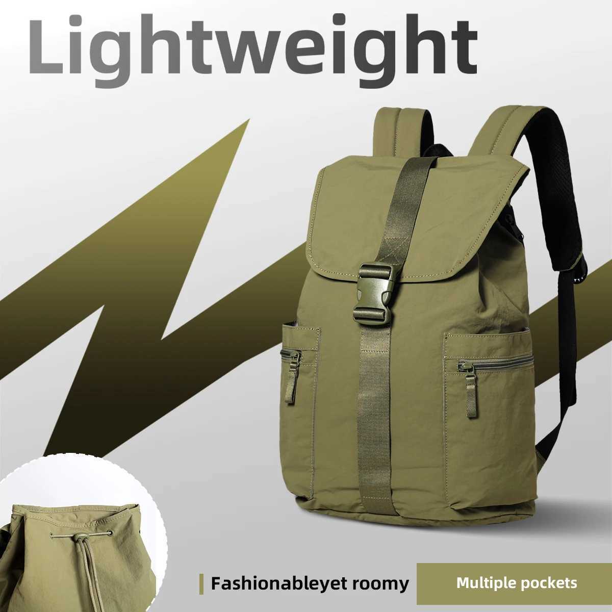 Light Backpack for Women Lightweight Trendy Commuter Travel Bag Mommy Bag College Student Backpack Female Junior High School StudentM251222