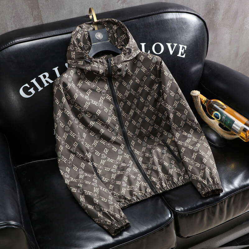 Men's Spring Autumn 2024 Trendy Slim Fit Hooded Jacket Outerwear Coat