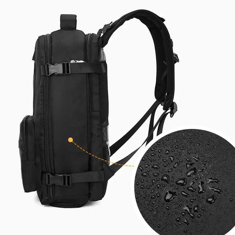 Backpack Mens Business Trip Large Capacity 2024 New Student School Bag Work Clothing Computer BackpackM251222