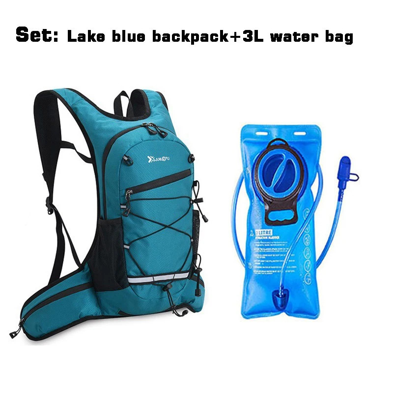 Bicycle Water Bag Set 3L Water Bladder Rucksack Outdoor Sports Knapsack MTB Cycling Hiking Climbing Running Hydration Backpack 251218