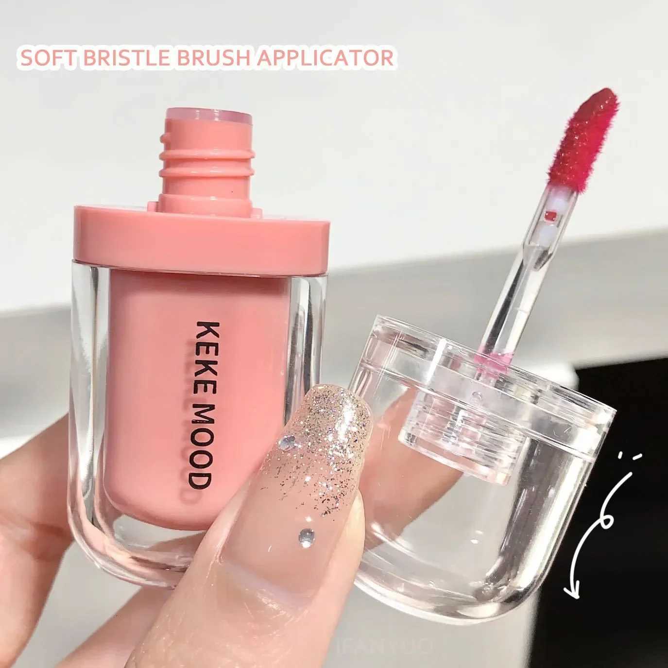 Crystal Glossy Lip Glaze Jelly Mirror Water Lip Gloss Lasting Moisturizing Sexy Lips Tint Korean Lip Glaze Girl Beauty CosmeticsT251222