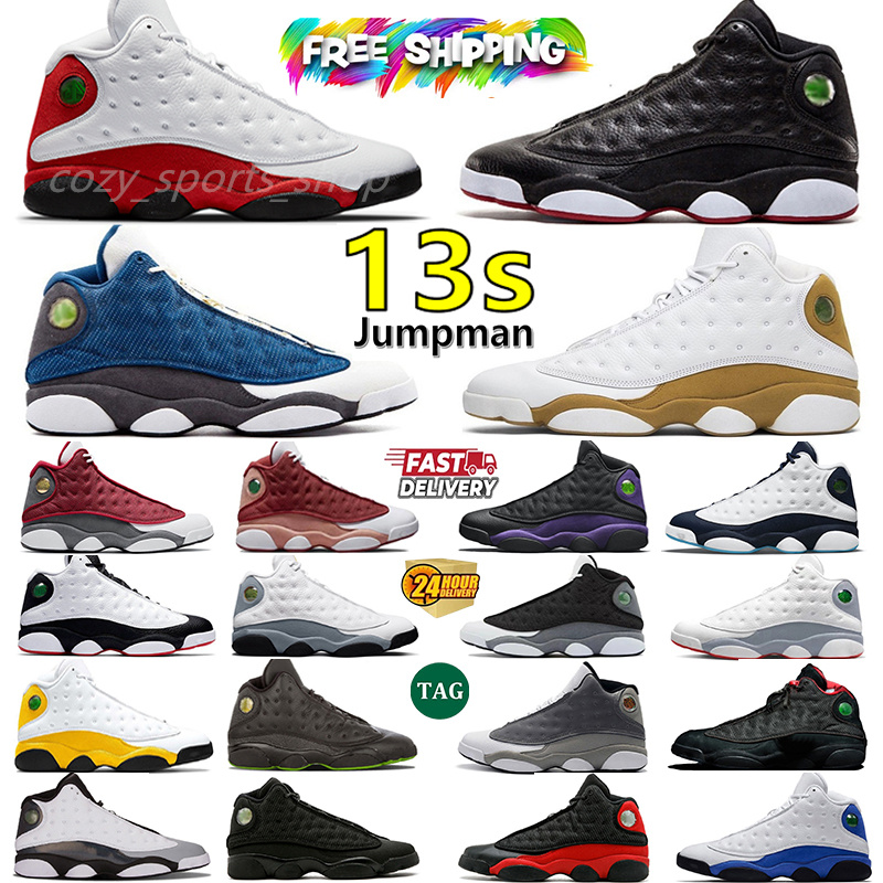 Free Shipping Jump Mans 13 13s Sports Basketball Shoes 2026 New Chicago Playoffs Blue Flint Wheat Gym Red Dune Red Solefly Obsidian Outdoor Sneakers Size 40-47