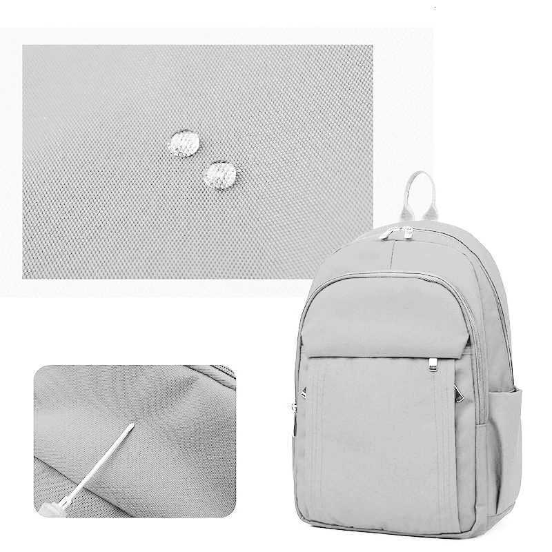 Schoolbag Female College Student Simple Niche Commuter Can Hold 14Inch Laptop Backpack Male Large Capacity BackpackM251222