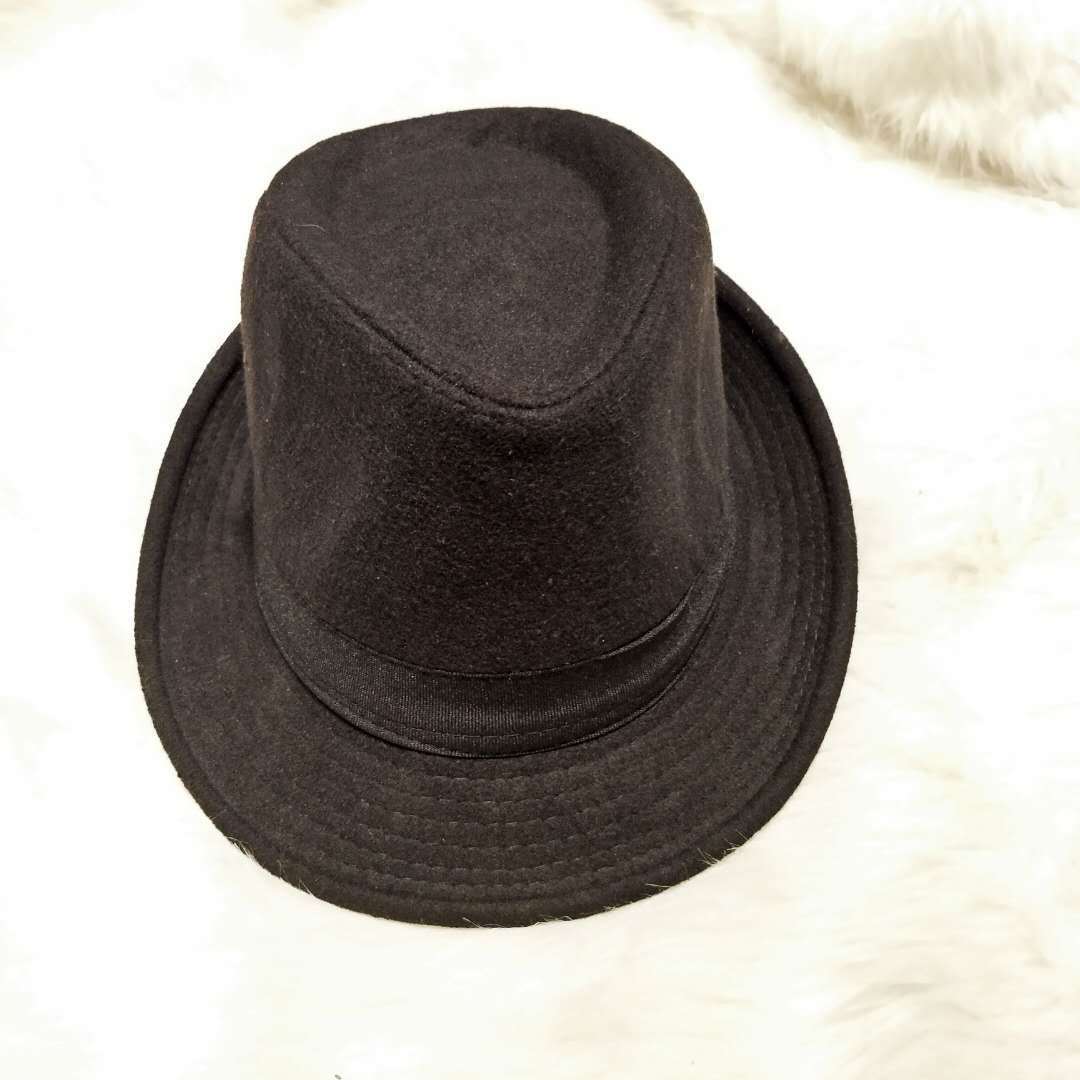 Retro Autumn Winter Warm Women Mens Blend Oval Top Cap Fedora Pork Pie Bowler Hat 56-59cm 241227