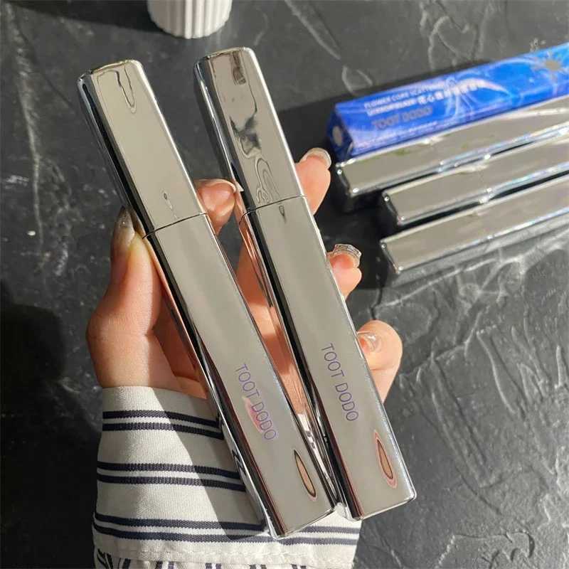 Fashionable Silver Tube Mirror Lip Gloss Cool Plum Red Moisturizing Nude Lipgloss Liquid Lipstick Long Lasting Makeup CosmeticsT251222