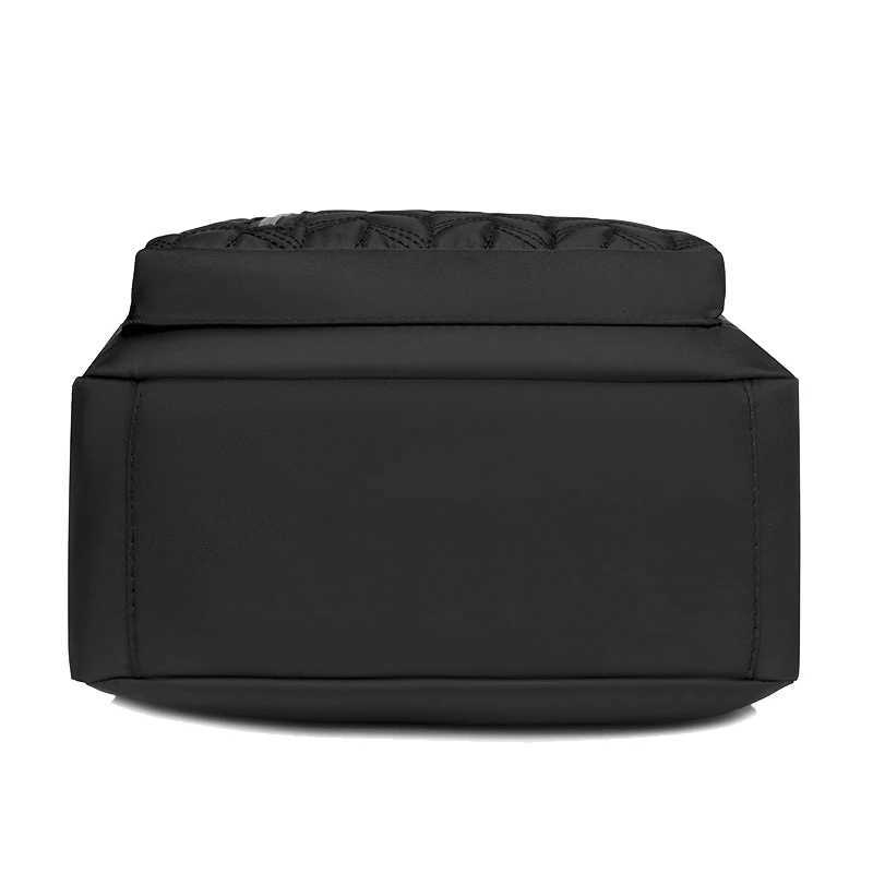 Unisex square bag for men and women travel small backpack multiple pockets design simple student school bagM251222