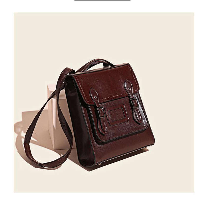 Luxury bag designer handbag tote bag leather women's backpack new lightweight, trendy, retro British style Cambridge bag large capacity backpack