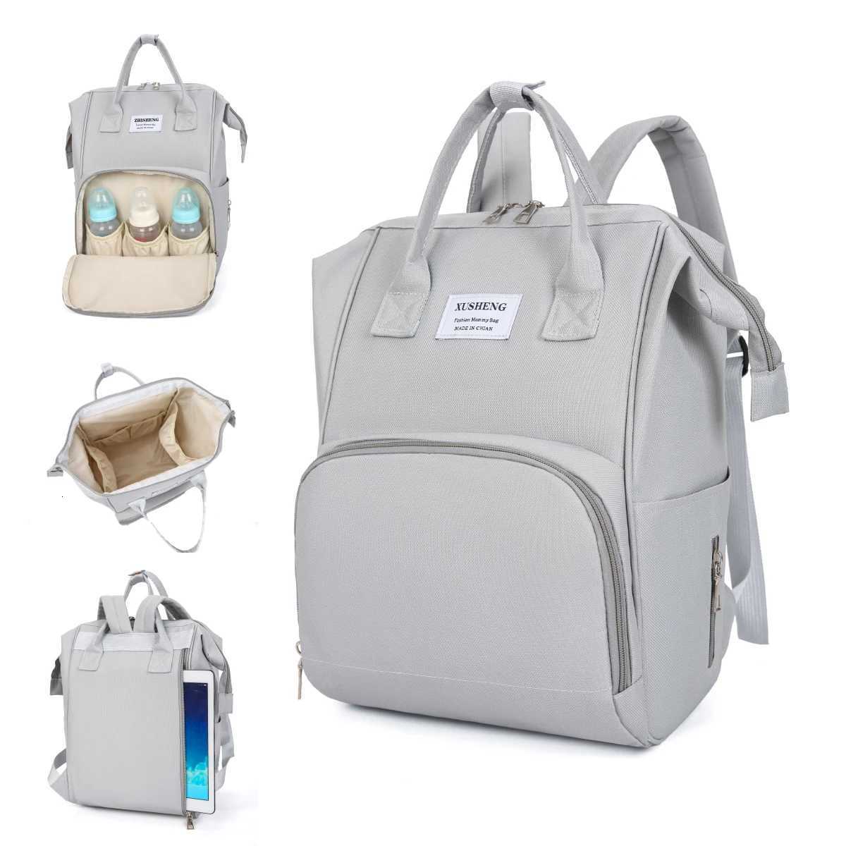 Small Size Lightweight for Outings Portable Double Shoulder Mother and Backpack Stylish HighLookingW aterproofS tainResistantMa ternityBa gfo rCoM2512