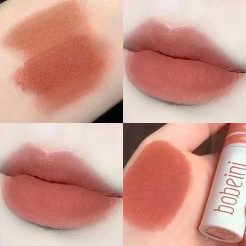 8 color water gloss mirror velvet lip gloss lasting waterproof matte smooth nude brown lip color holiday gift Korean styleT251222