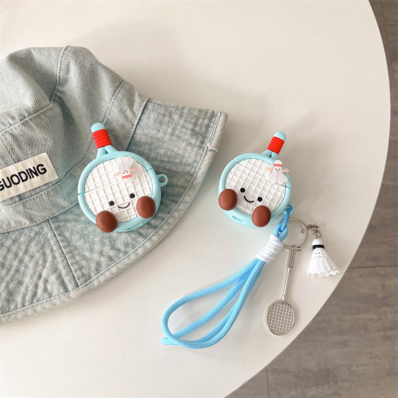 ins Cute Baseball Emoji Compatible with 4/Pro3 Apple Wireless Bluetooth 2nd Generation Earphone Case