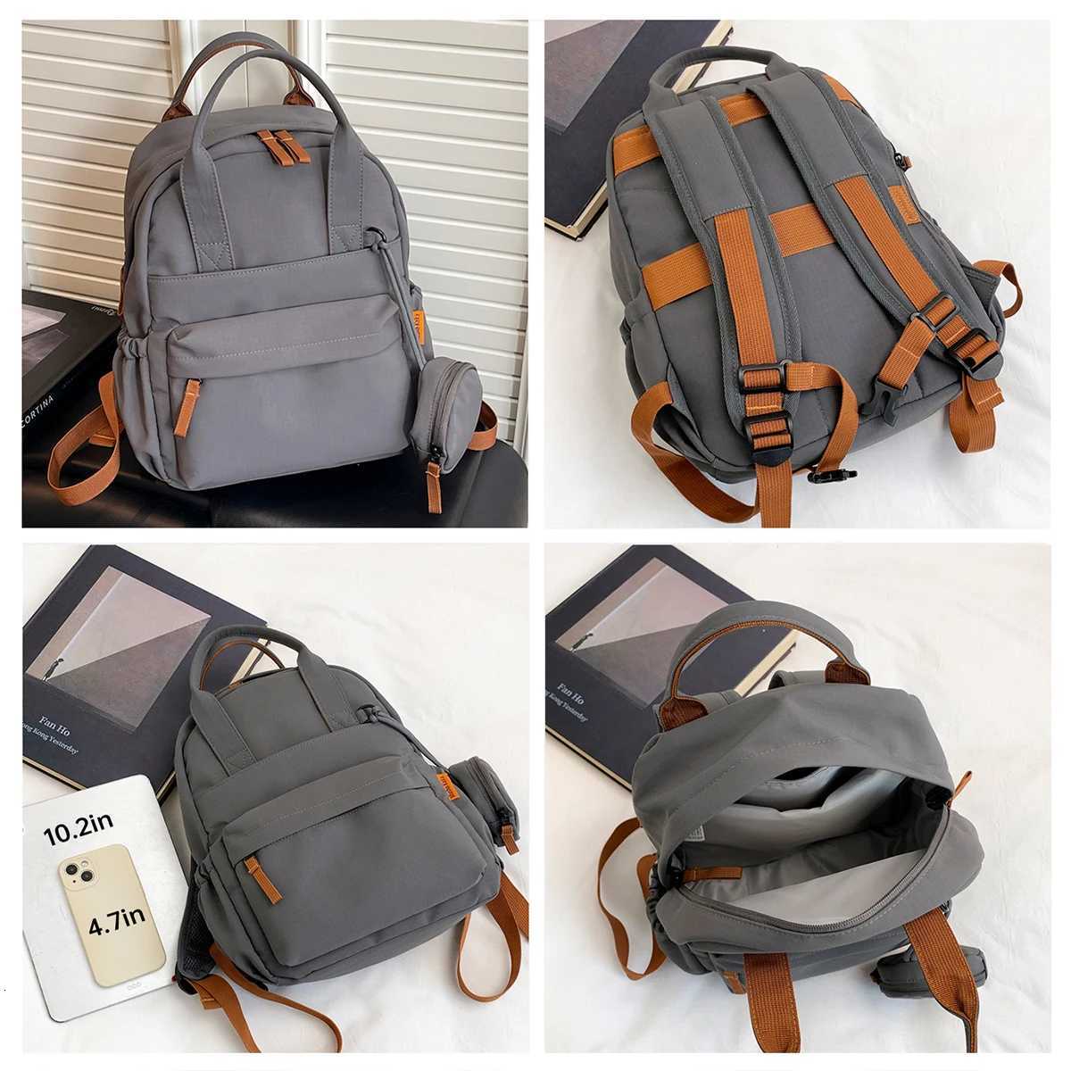 ashionable Commuter Backpack for Women Niche Backpack for College Students Simple and Lightweight Travel Backpack School Bag for High School and Middl