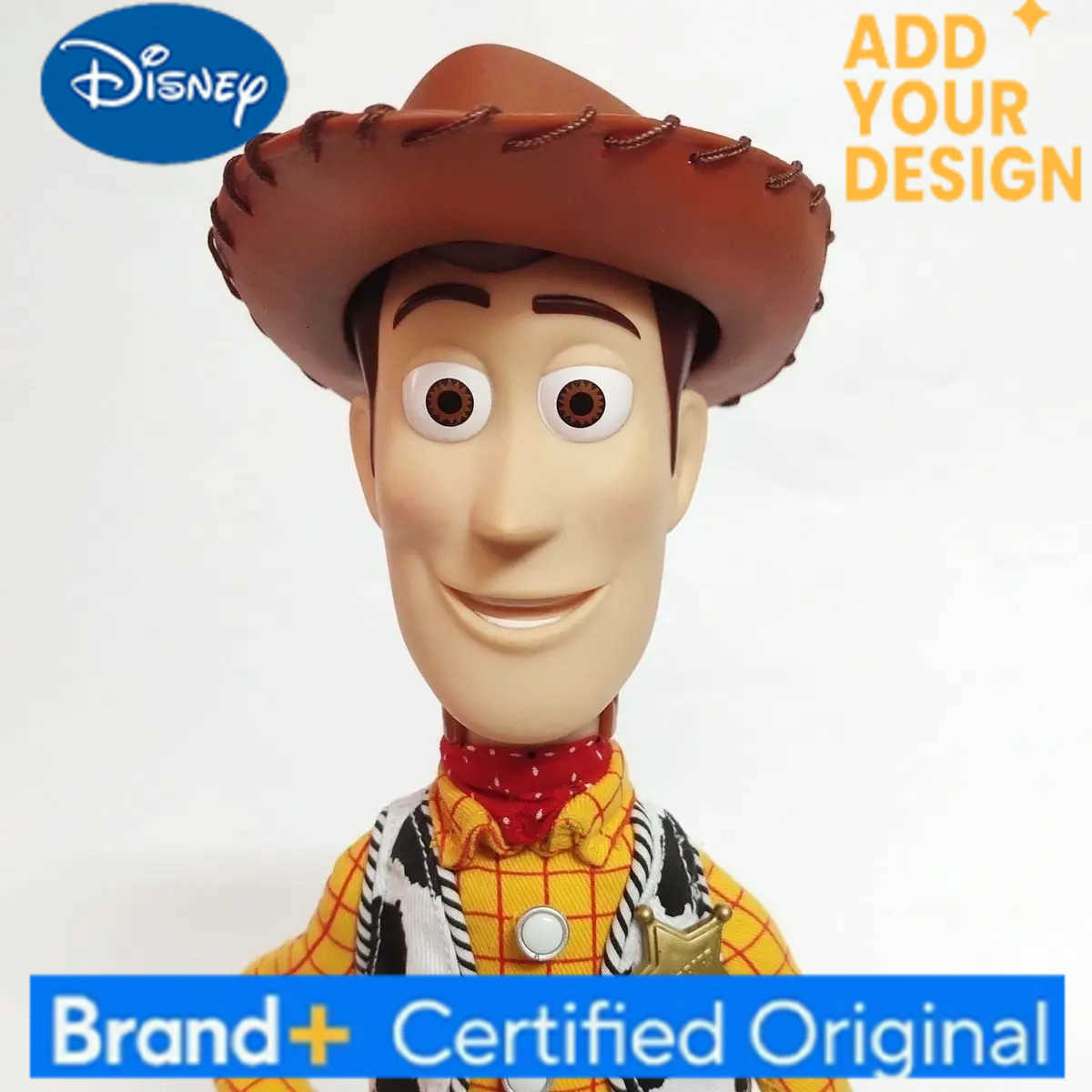 Disney Hot 40cm Pixar Toy Story Woody Action Figures English Movie Sound Character Doll Cloth Cowboy Birthday Gift For Children H251222