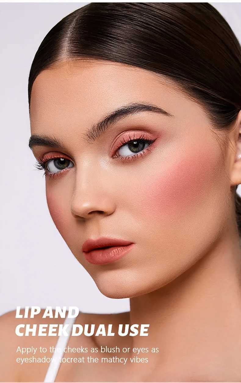 Matte Lip Gloss - Smudge-resistant non-stick cup waterproof and sweatproof long-lasting matte silky velvet lip glossT251222