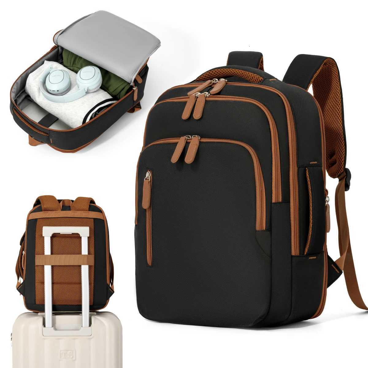 High School Backpack for s Good-Looking School Bag Junior High School Student Large-Capacity Computer Backpack Mens Business Trip Commuting OutdoorM25