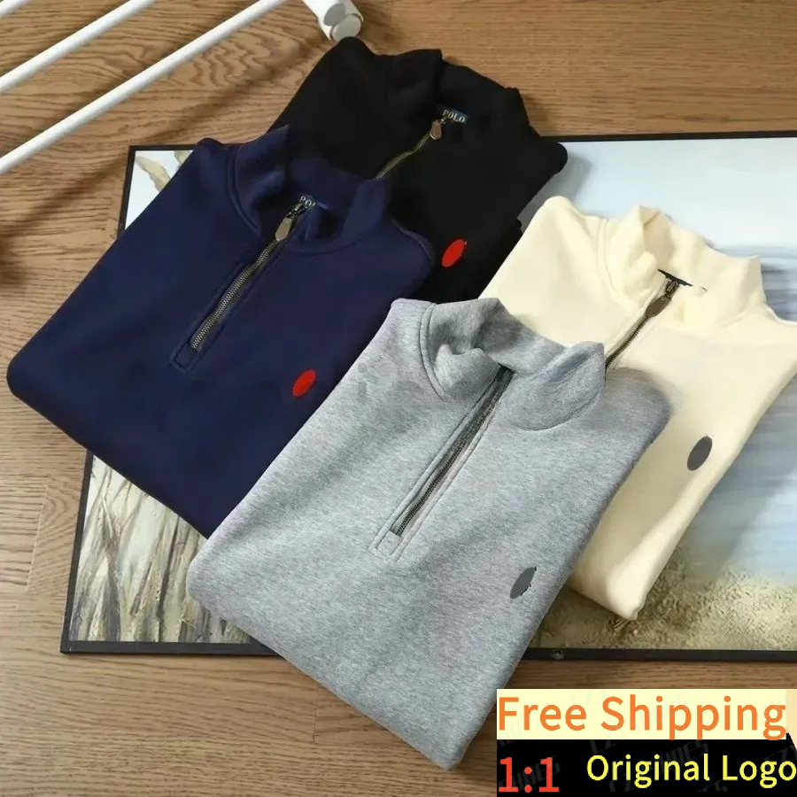 Polo Sweater Men Qu… - image