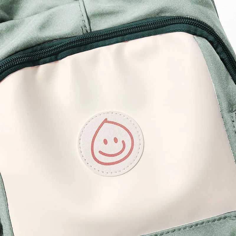 Schoolbags for s High School Students 2024 New High-Looking Large-Capacity Korean Style Simple Backpacks for s and gM251222