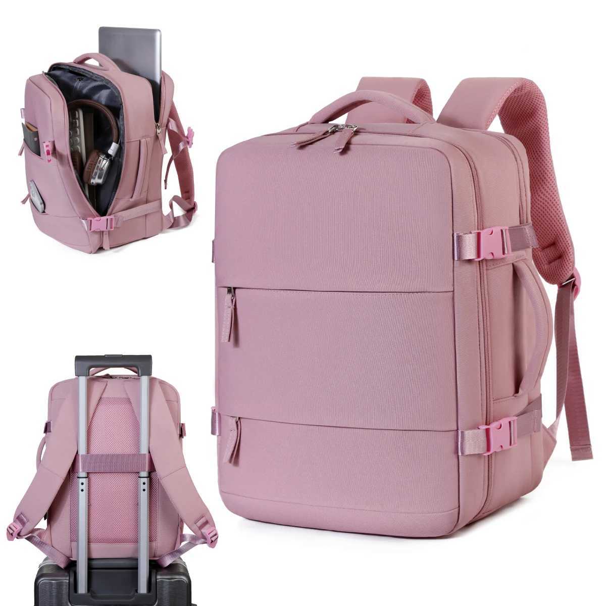 or Business Trips Large Capacity Oxford Waterproof Lightweight Nylon Backpack Multifunctional Commuting Travel Computer Bag Ladies College Students HM