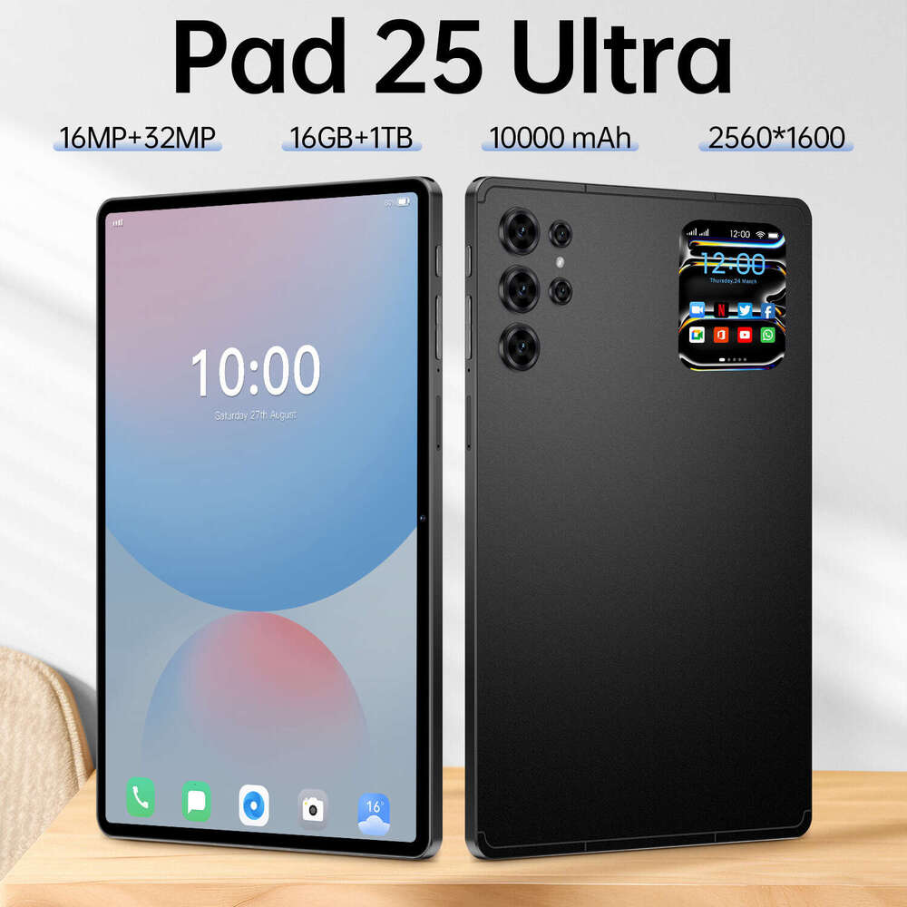 Renowned brand cross-border global exclusive 16+1TB smart tablet Pad 25 Ultra for foreign trade